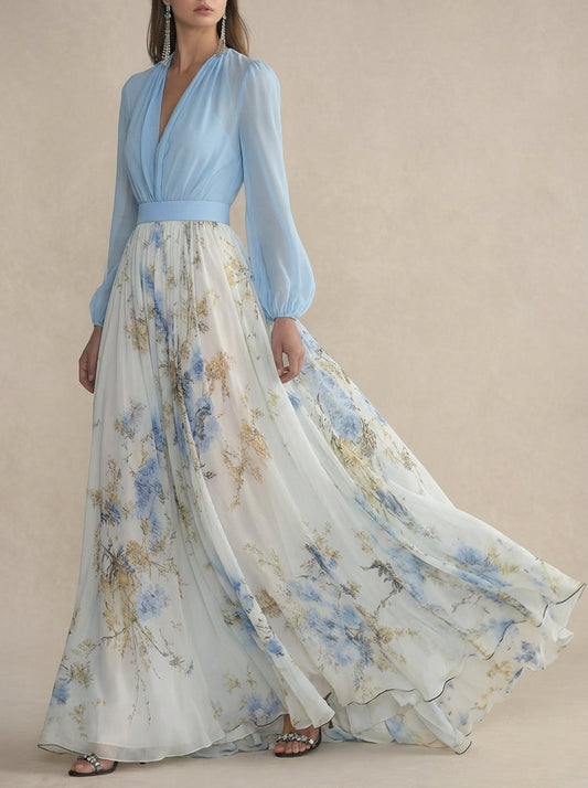 Zosia | Sukienka Maxi Kwiatowa